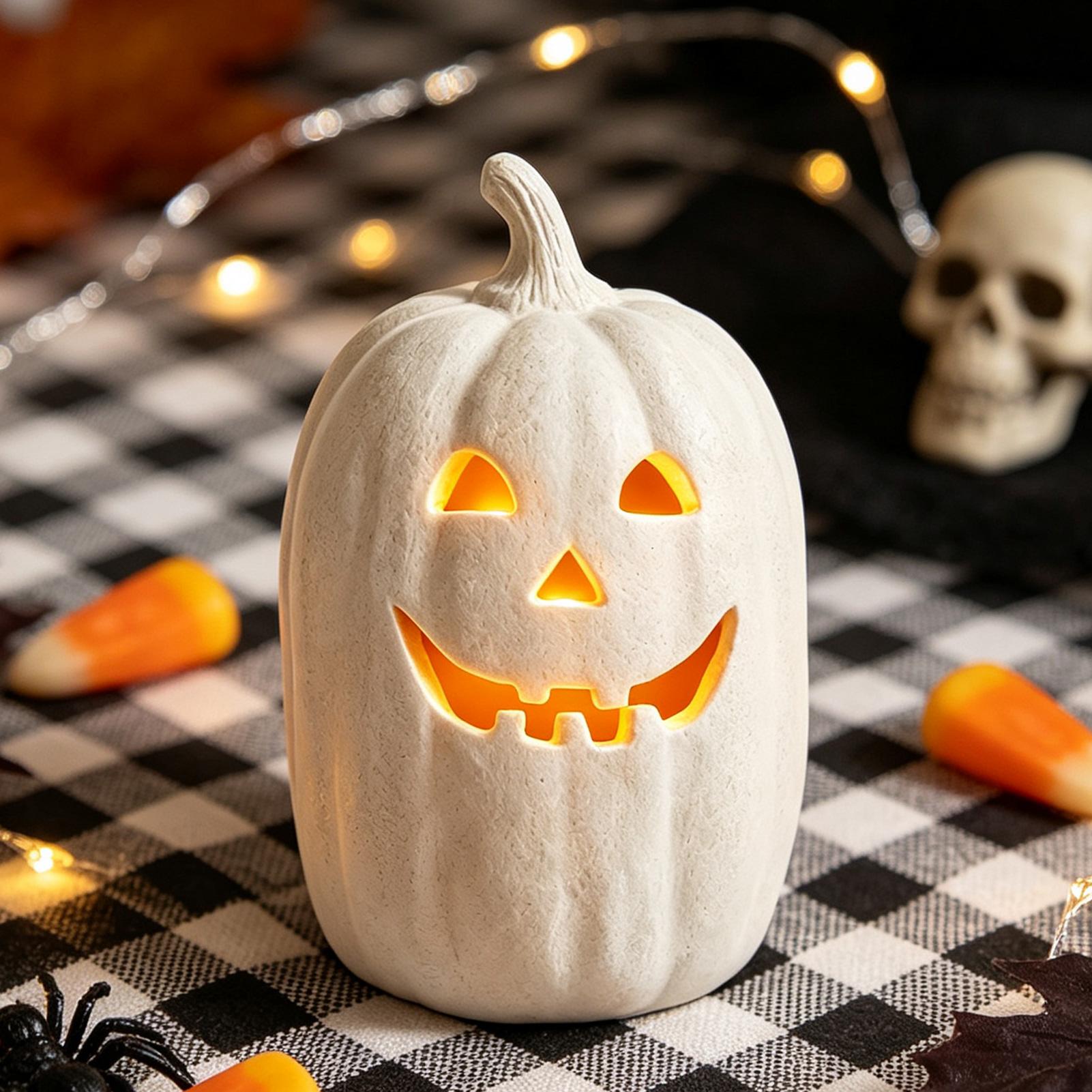 Crafting Resin - Artesanato de Abóboras de Halloween, Lanterna