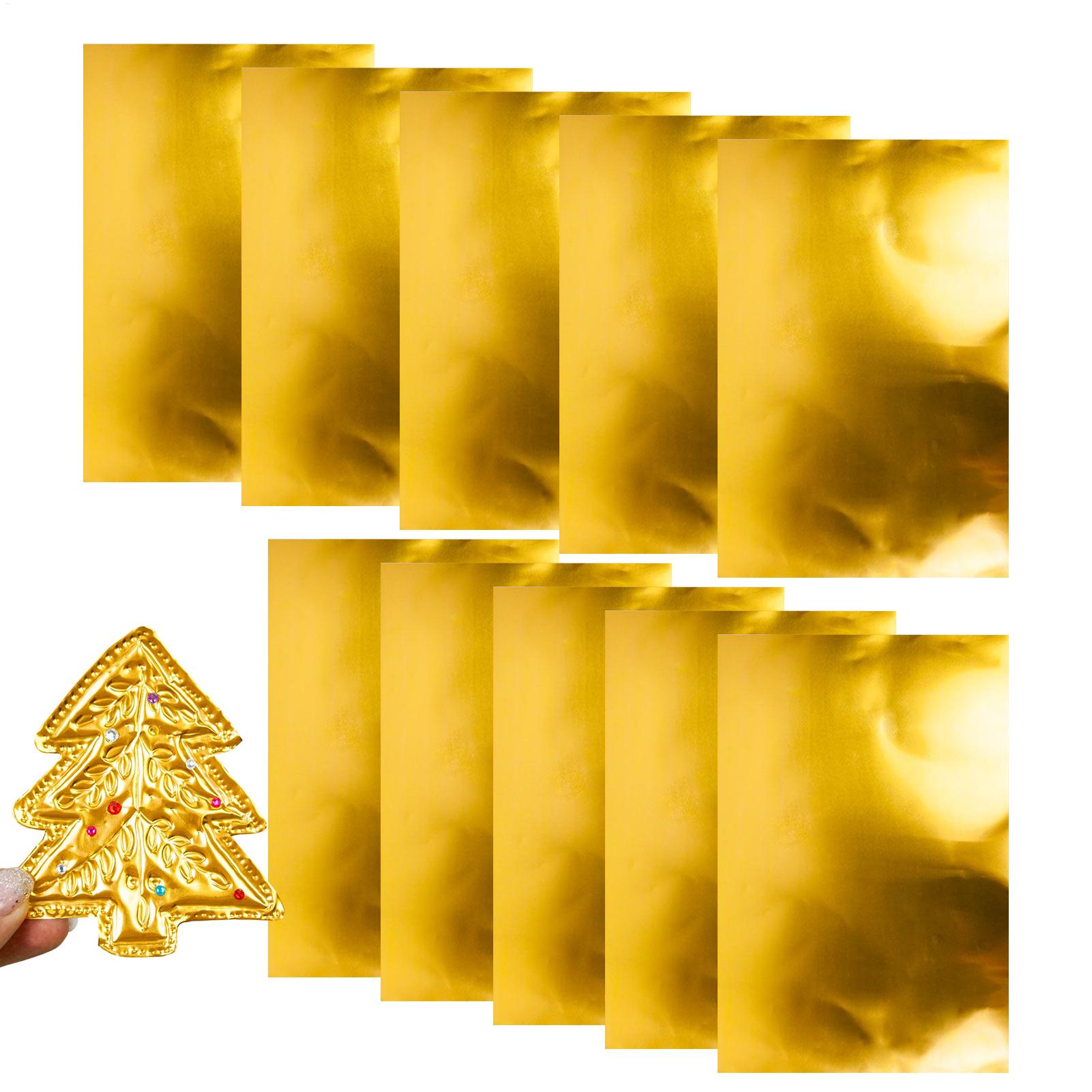 Gold Foil Flakes - Folhas de Papel Alumínio para Artesanato