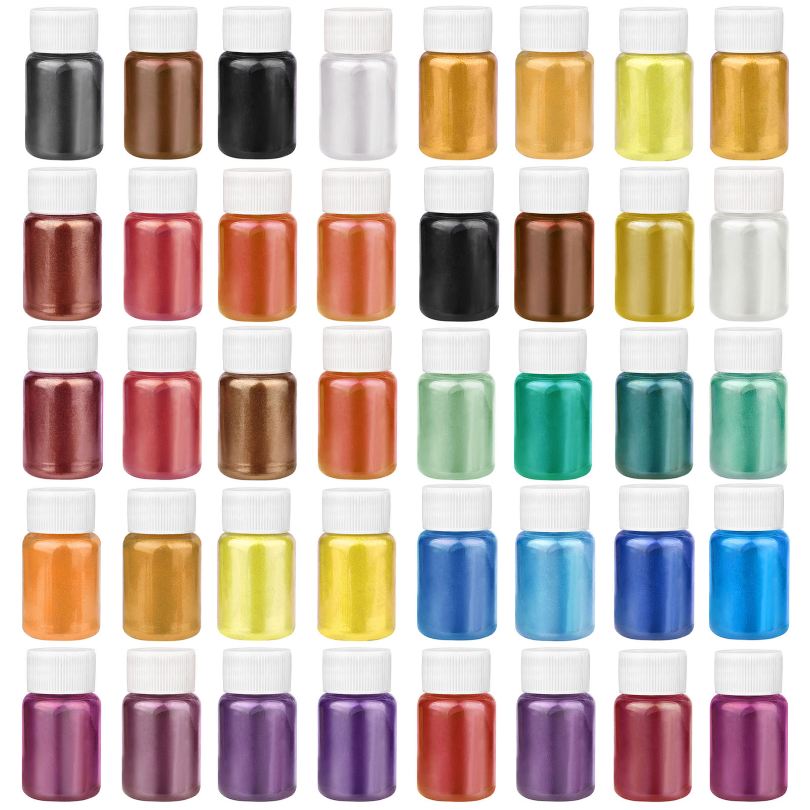 Resin Pigment Set - Kit de Pigmentos em Pó Perolados