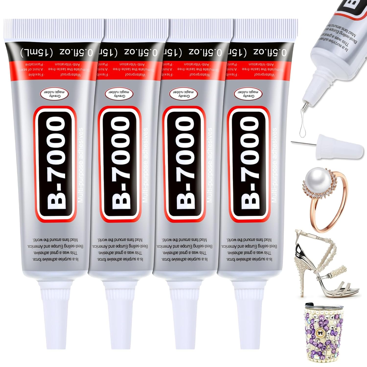 Crafting Resin - 1-10 Peças Cola Super B-7000 Loolifl: