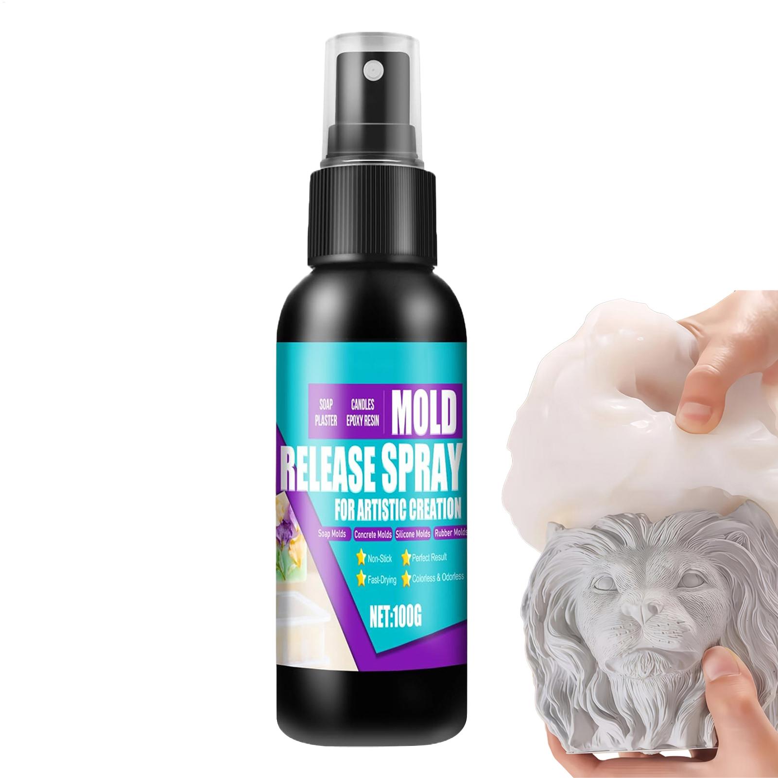 Crafting Resin - Spray Desmoldante 100g, Agente Antiaderente para