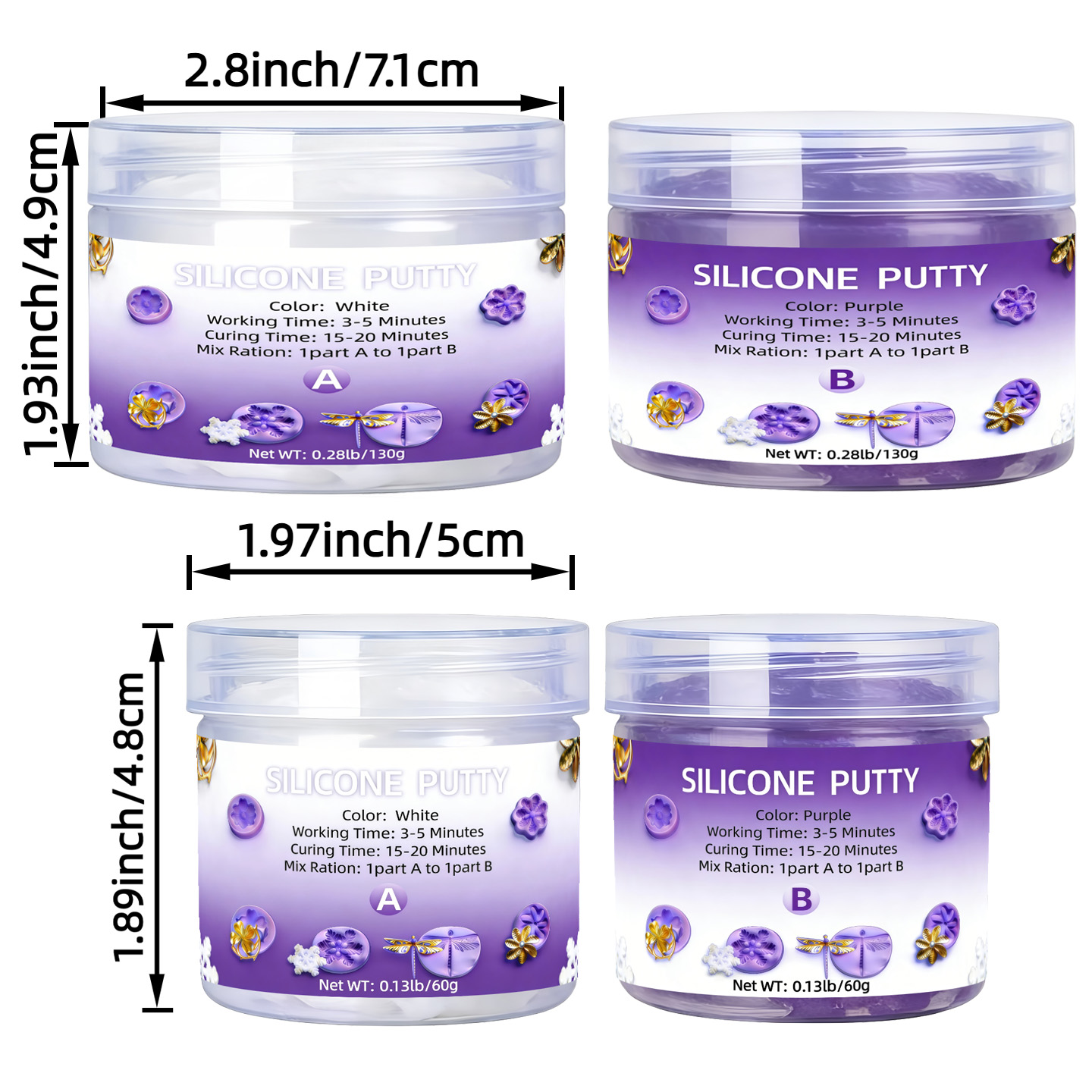 Resin Craft Kit - Massa de Silicone - Kit Flexível