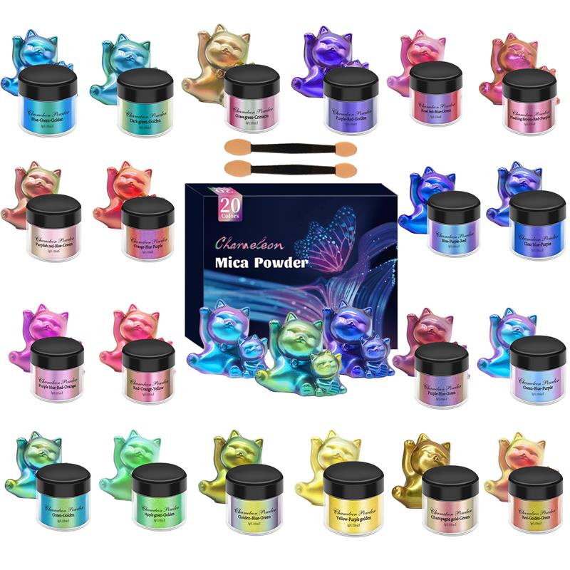 Resin Pigment Set - Color-Changing Epóxi Resina Pigment Set, UV