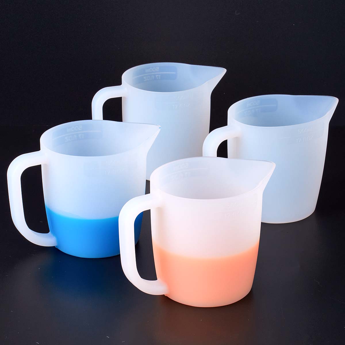Mixing Cup Silicone - Copo de medição de silicone 500ml