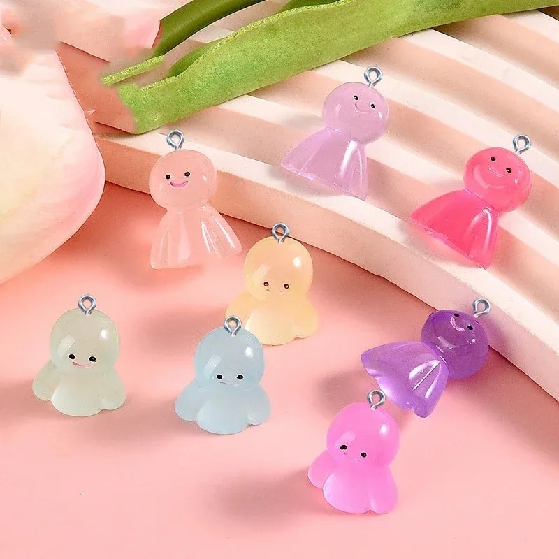 Resin Crafts Diy - 10 peças de pingentes de resina