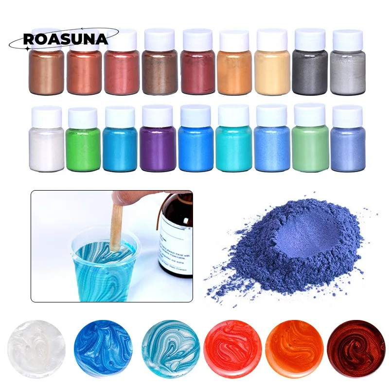 Resin Pigment Set - 24 cores mica pérola em pó