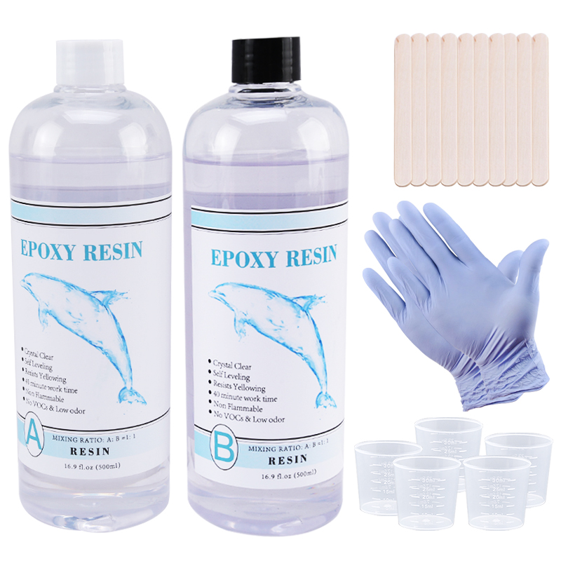 Mixing Cup Silicone - 1:1 resina epóxi transparente cristal claro