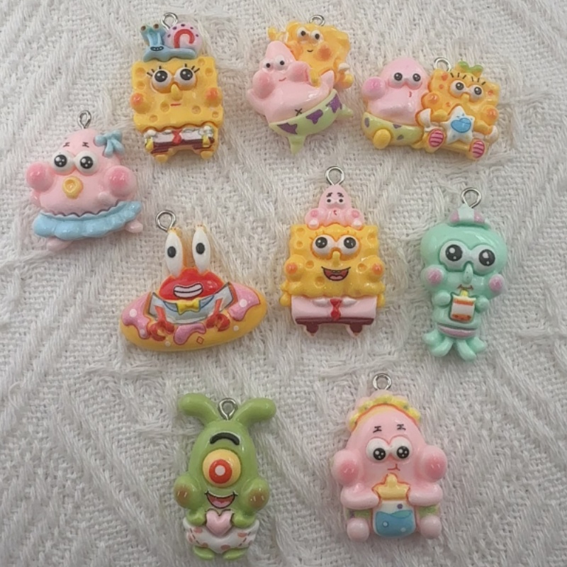 Resin Craft Projects - 10 peças de pingente de resina
