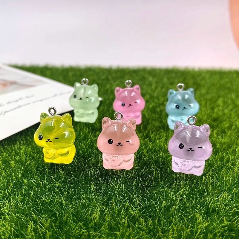 Resin Craft Supplies - 10 peças de pingentes de resina