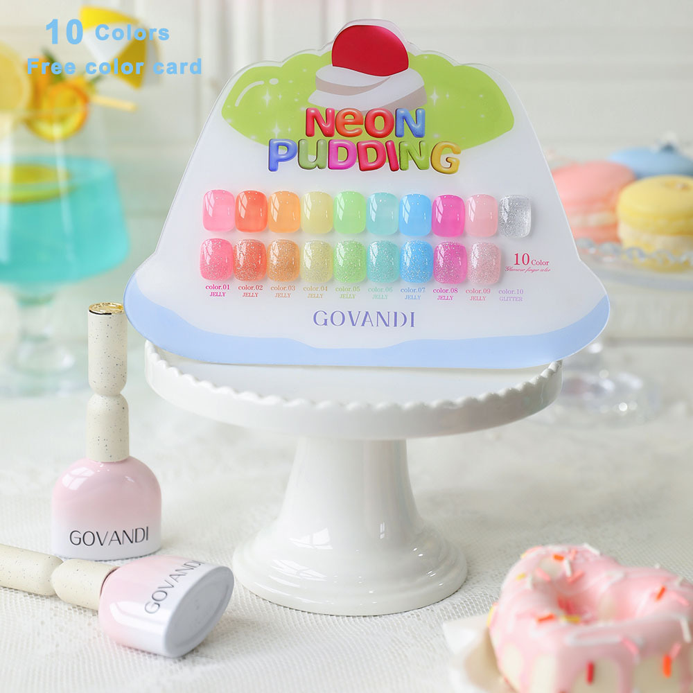 Resin Glitter Pack - Primavera verão 10 pçs sorvete gel