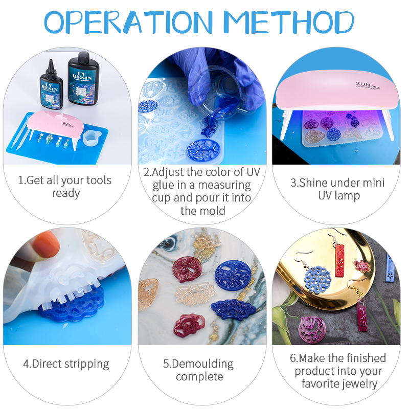 Resina UV de 100/200/300g, Tip - Epoxy Uv Resin Kit avaliação e preço
