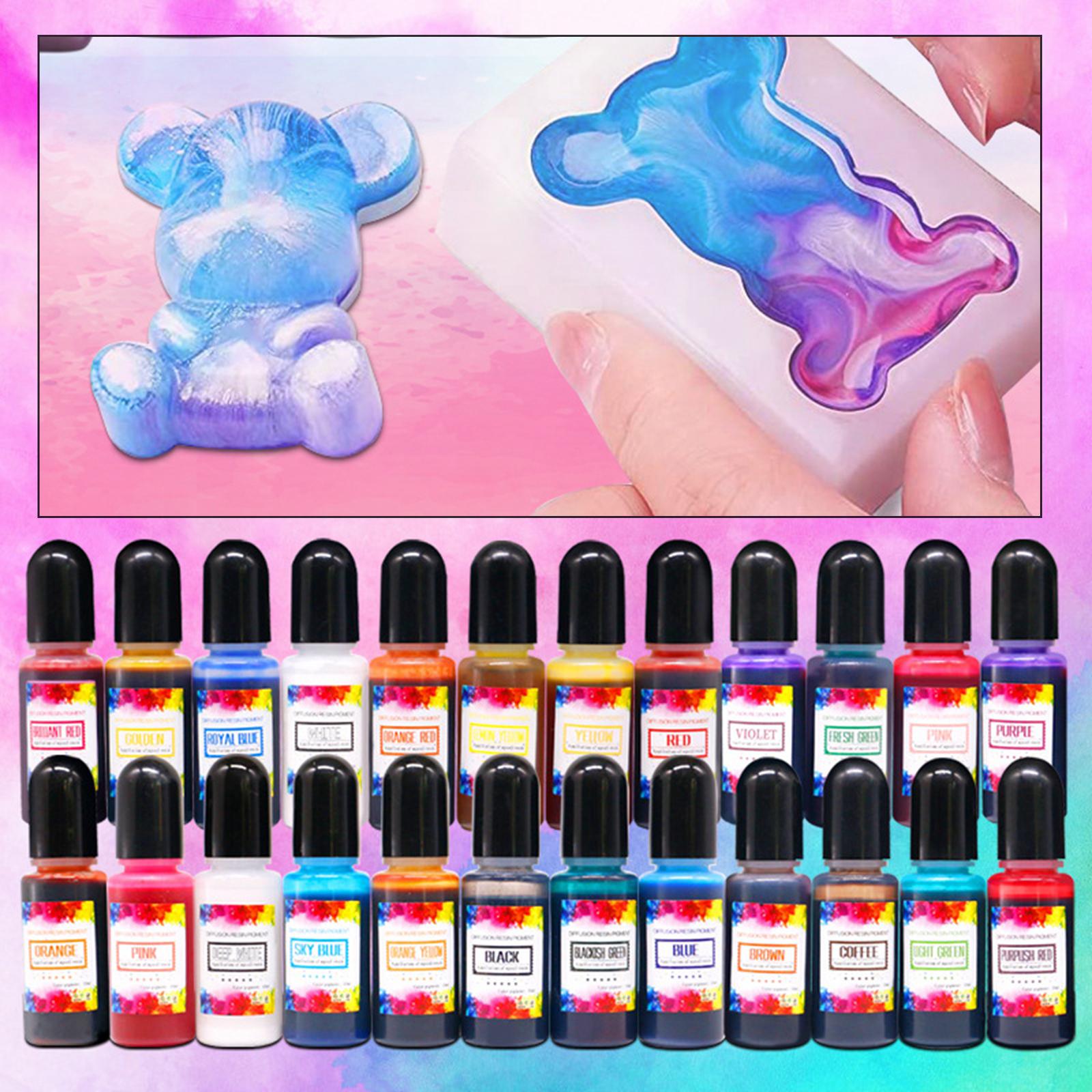 24 Peças de Tintas Alcoólicas  - Resin Dye Alcohol avaliação e preço