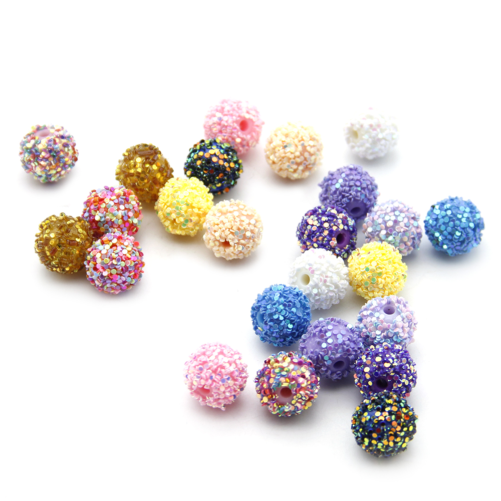 Pacote com 5 Contas de Resina  - Resin Glitter Pack avaliação e preço