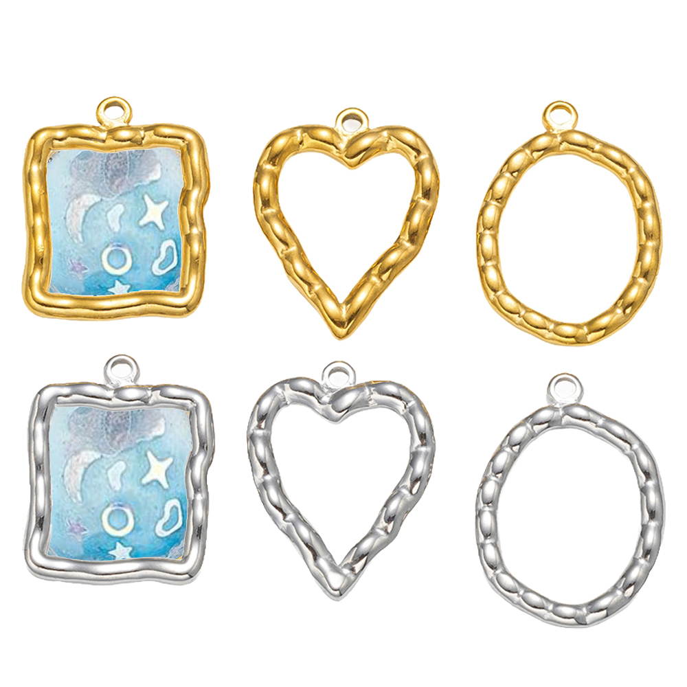 5 pçs de aço inoxidável coraçã - Resin Craft Supplies avaliação e preço