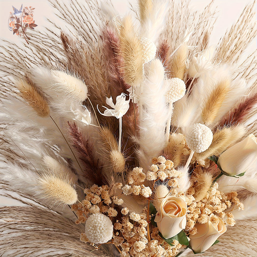 80 Peças de Flores Artificiais - Dried Flower Bulk avaliação e preço