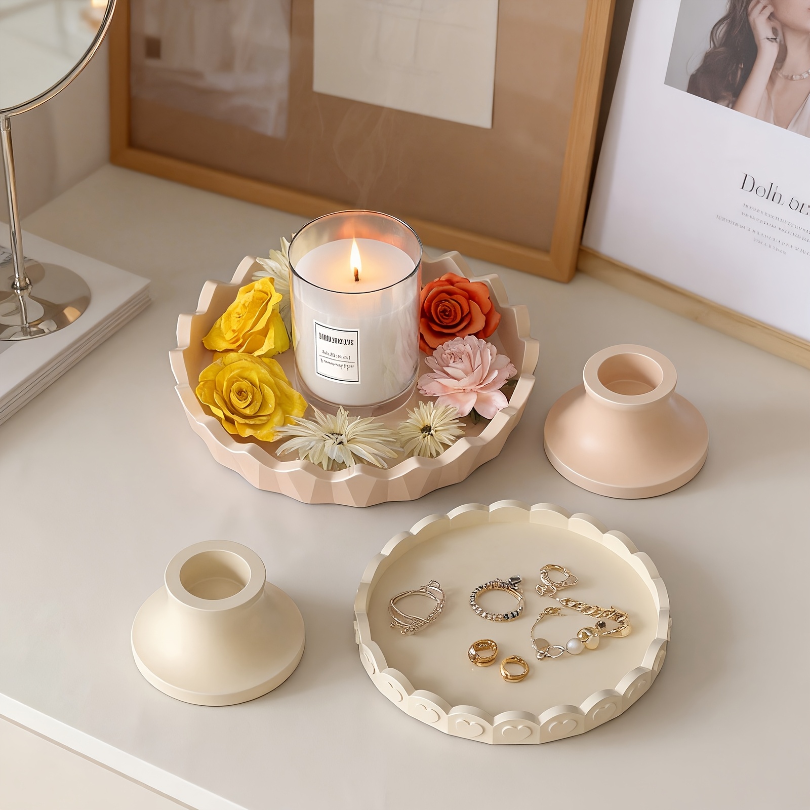 Conjunto de moldes de bandeja  - Resin Craft Ideas avaliação e preço