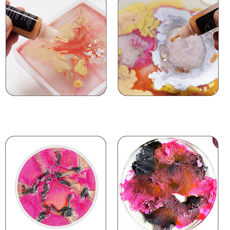 1 conjunto de tinta de arte ál - Resin Dye Alcohol avaliação e preço