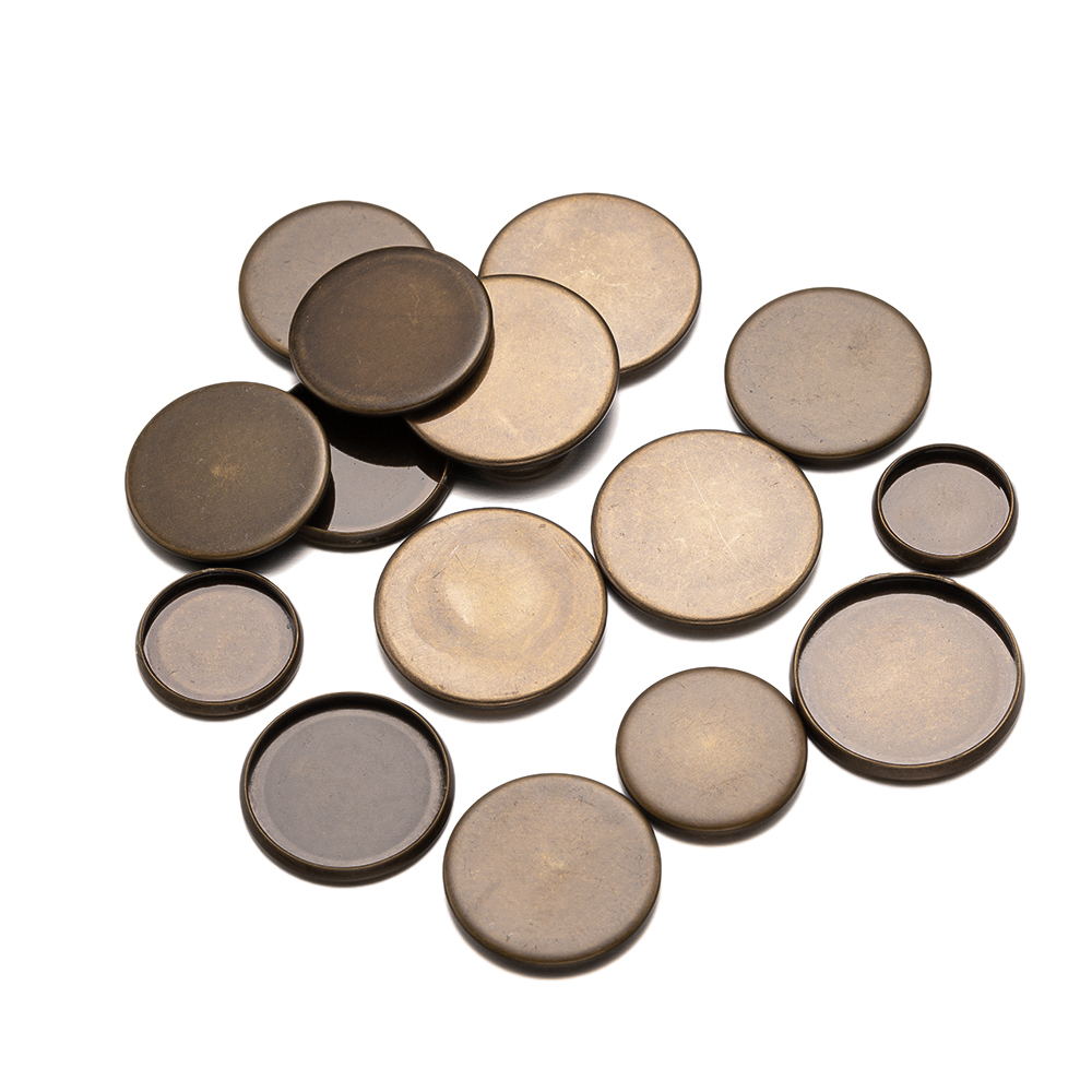 Bandejas redondas planas de br - Bezels Set Pendant avaliação e preço