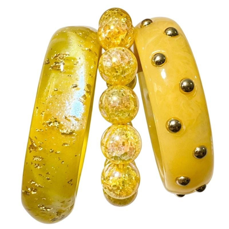 Pacote com 1 conjunto pulseira - Resin Glitter Pack avaliação e preço