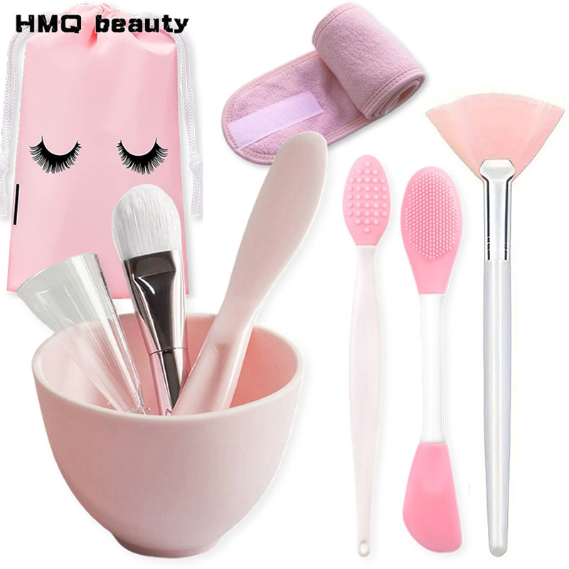 9 pçs/set Silicone Máscara Fac - Mixing Cup Silicone avaliação e preço