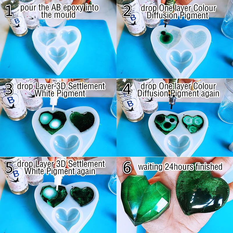 1 conjunto de tinta de arte ál - Resin Dye Alcohol avaliação e preço