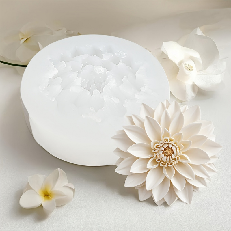 Molde de silicone flor de lótu - Resin Craft Ideas avaliação e preço
