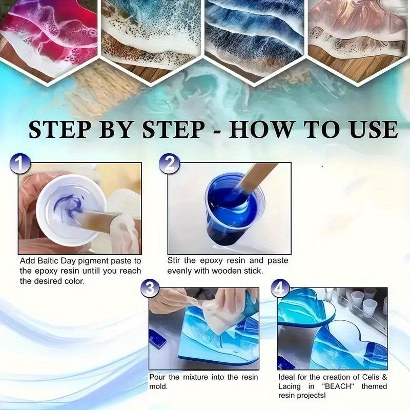 24 Cores/8 Cores 5 Gramas 0. 1 - Resin Pigment Set avaliação e preço