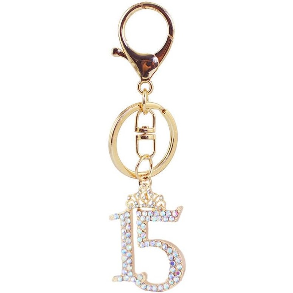 Chaveiro de Carro com Número 1 - Resin Glitter Pack avaliação e preço