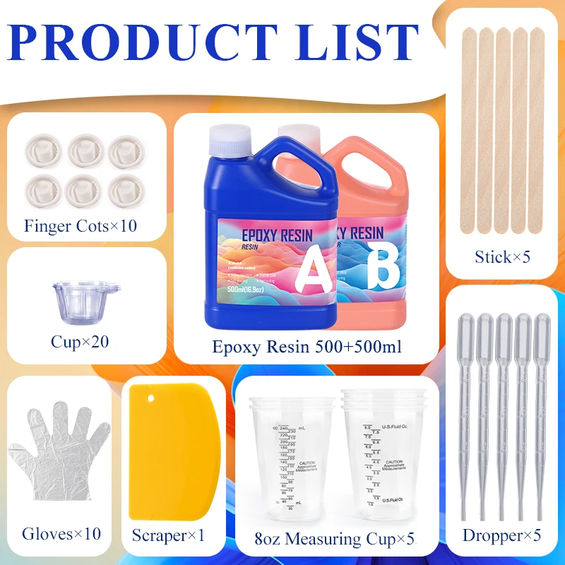 Kit de Resina Epóxi de Fácil M - Epoxy Uv Resin Kit avaliação e preço