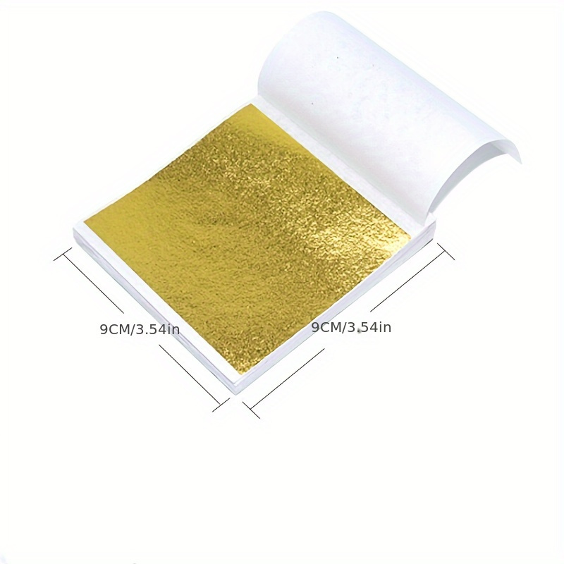 Aomily 9x9cm 100 folhas prátic - Gold Foil Flakes avaliação e preço
