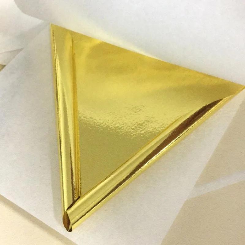 Aomily 9x9cm 100 folhas prátic - Gold Foil Flakes avaliação e preço