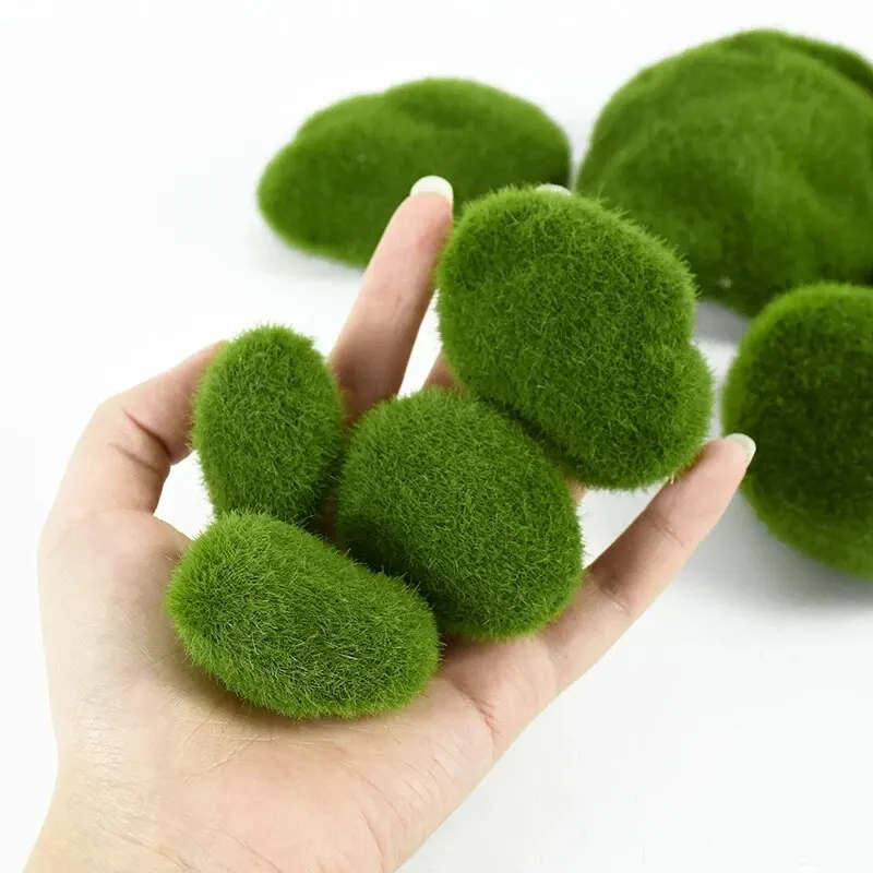 10 pçs simulação musgo pedra a - Terrarium Moss Art avaliação e preço