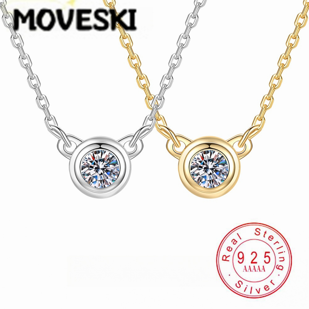 Colar com Pingente de Moissani - Bezels Set Pendant avaliação e preço