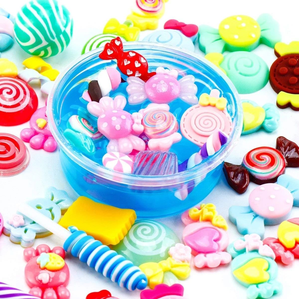 30 pçs aleatório doces slime e - Resin Craft Kit avaliação e preço