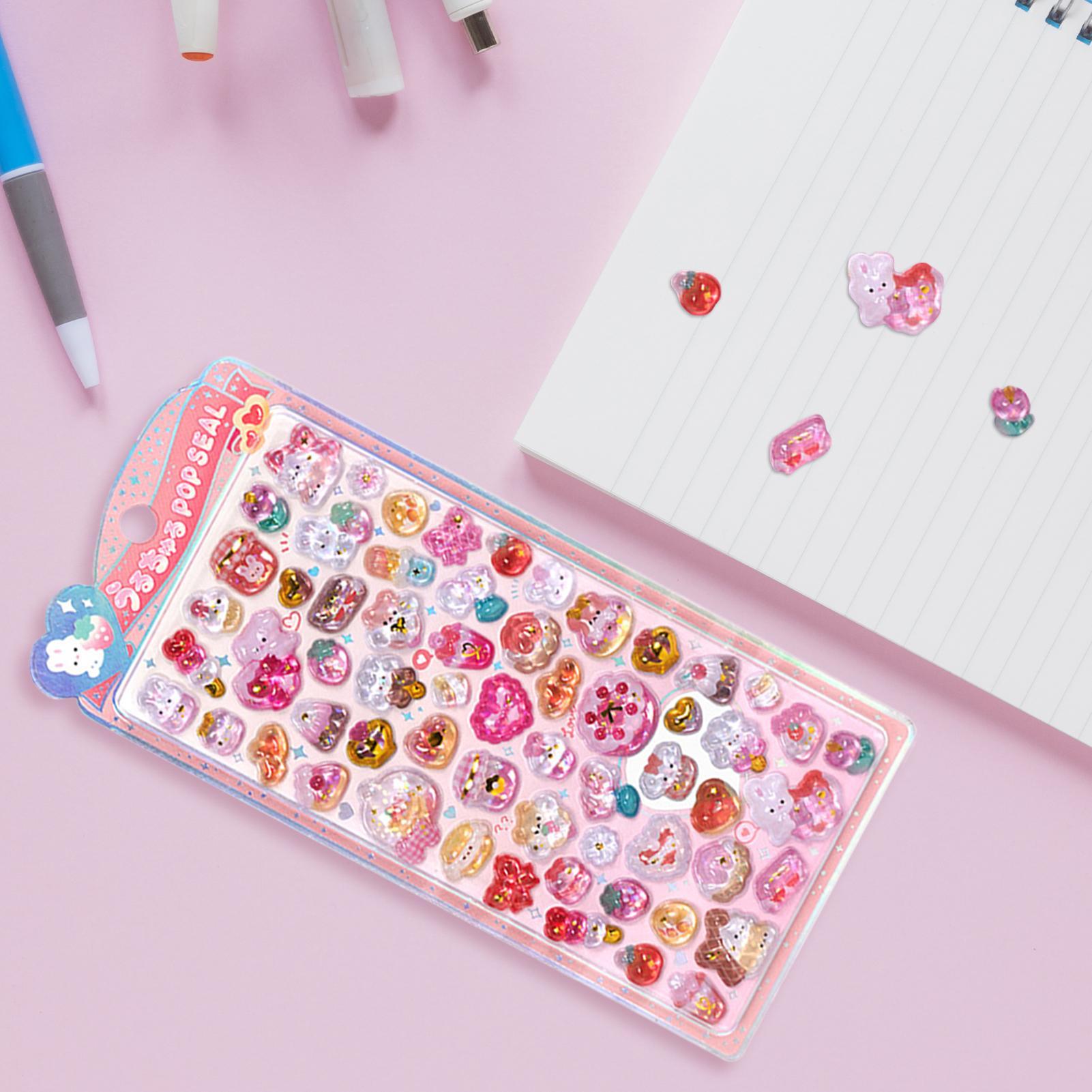 Pacote de adesivos fofos 3d gl - Resin Glitter Pack avaliação e preço