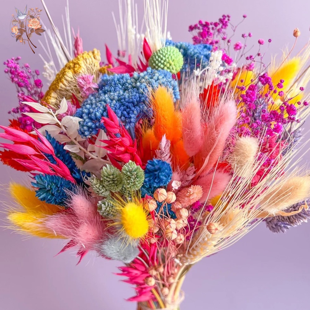 Buquê de Flores Secas Colorida - Dried Flower Bulk avaliação e preço