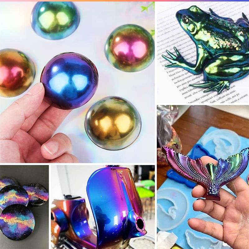 Magia Descolorido Pó Perolado, - Resin Pigment Set avaliação e preço