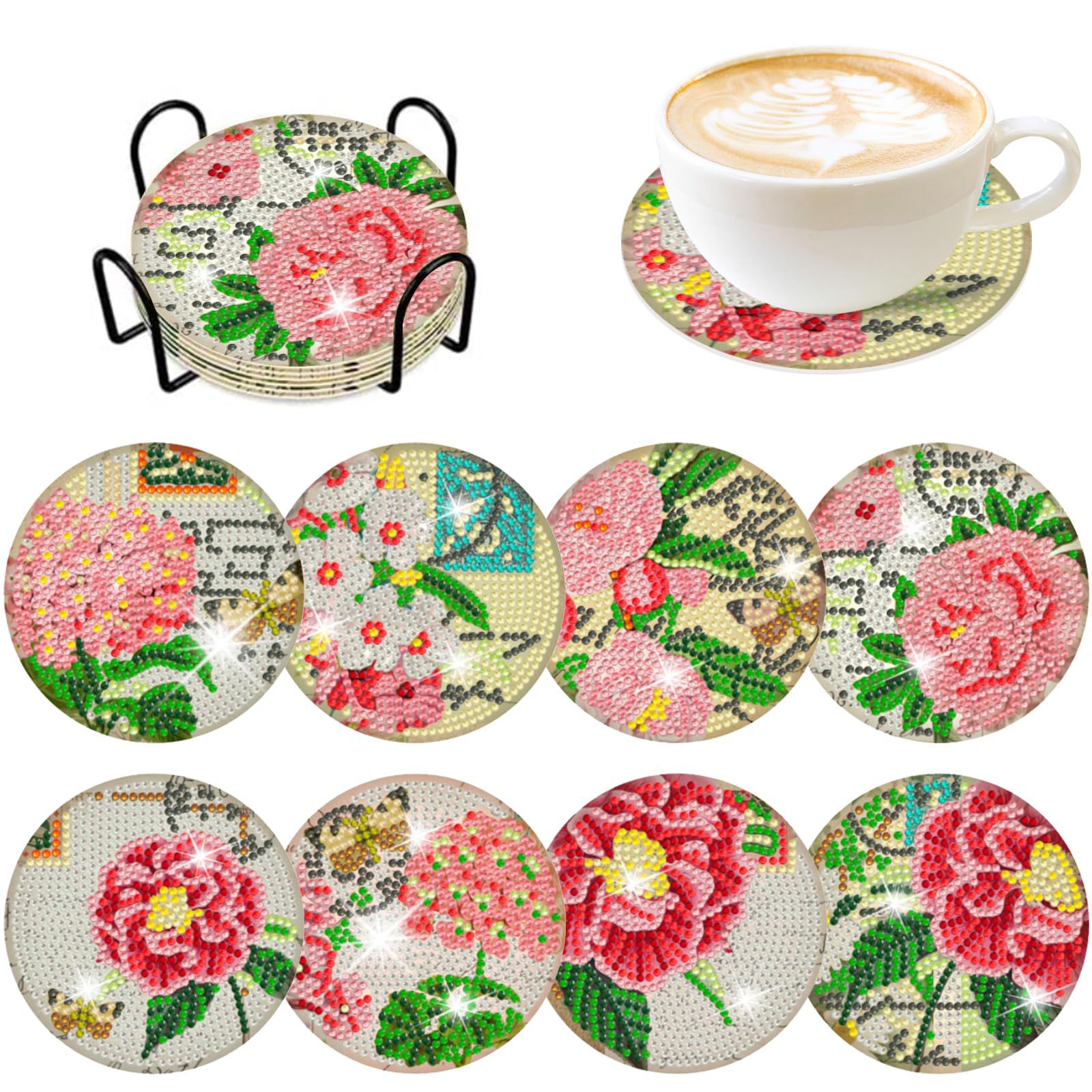 RUOPOTY-Coasters para bebidas  - Resin Craft For Beginners avaliação e preço