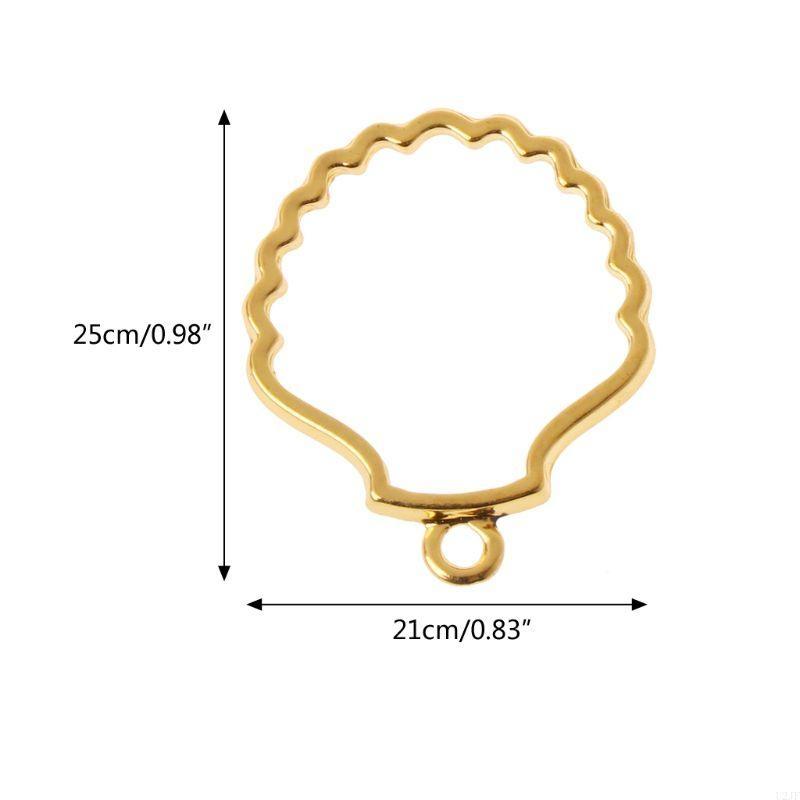 5 peças para concha branco oco - Bezels Set Pendant avaliação e preço