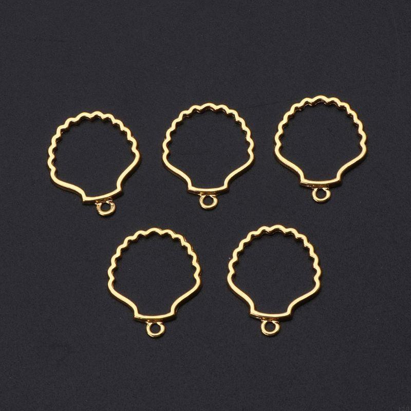 5 peças para concha branco oco - Bezels Set Pendant avaliação e preço