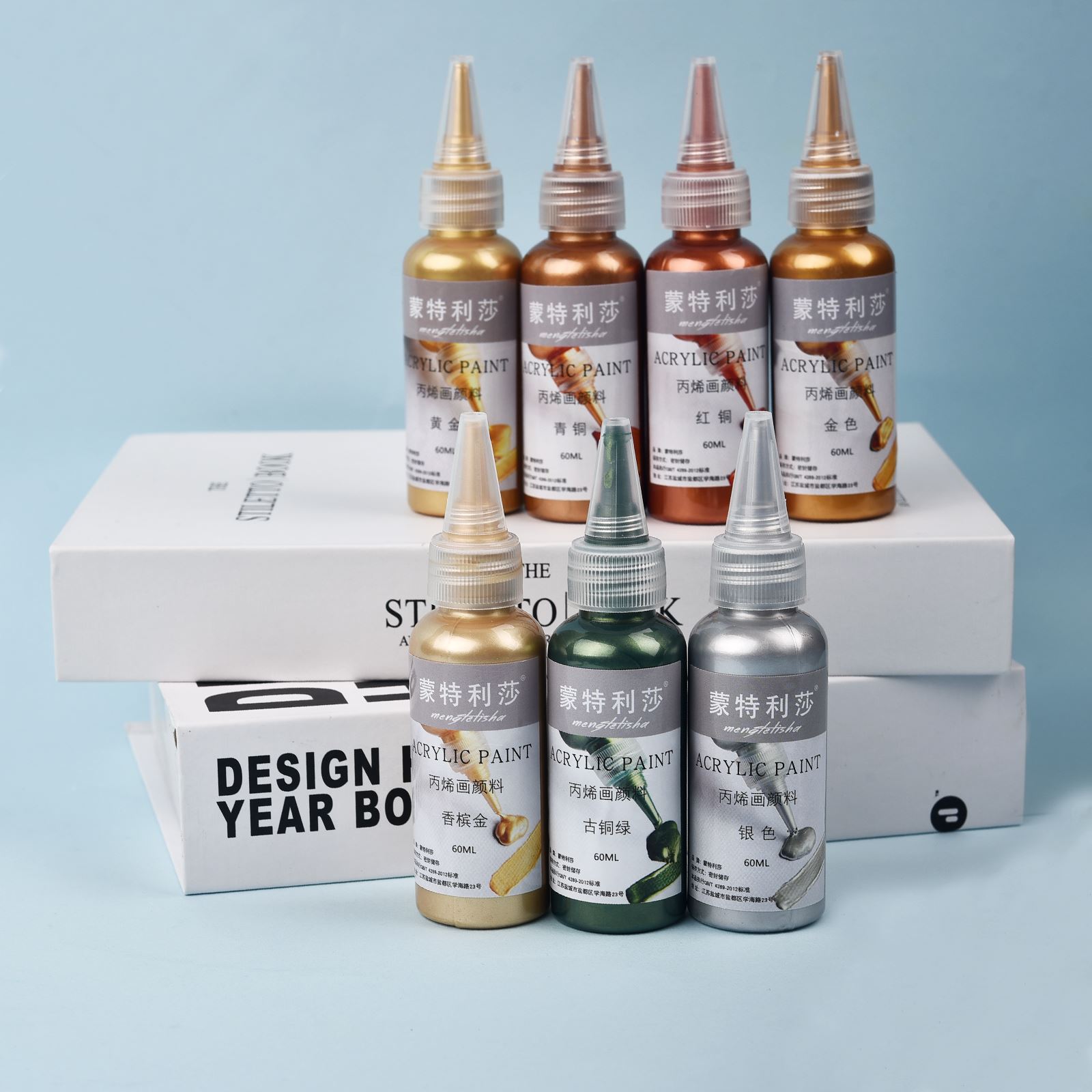 7 cores 60ml/garrafa metálica  - Resin Pigment Set avaliação e preço