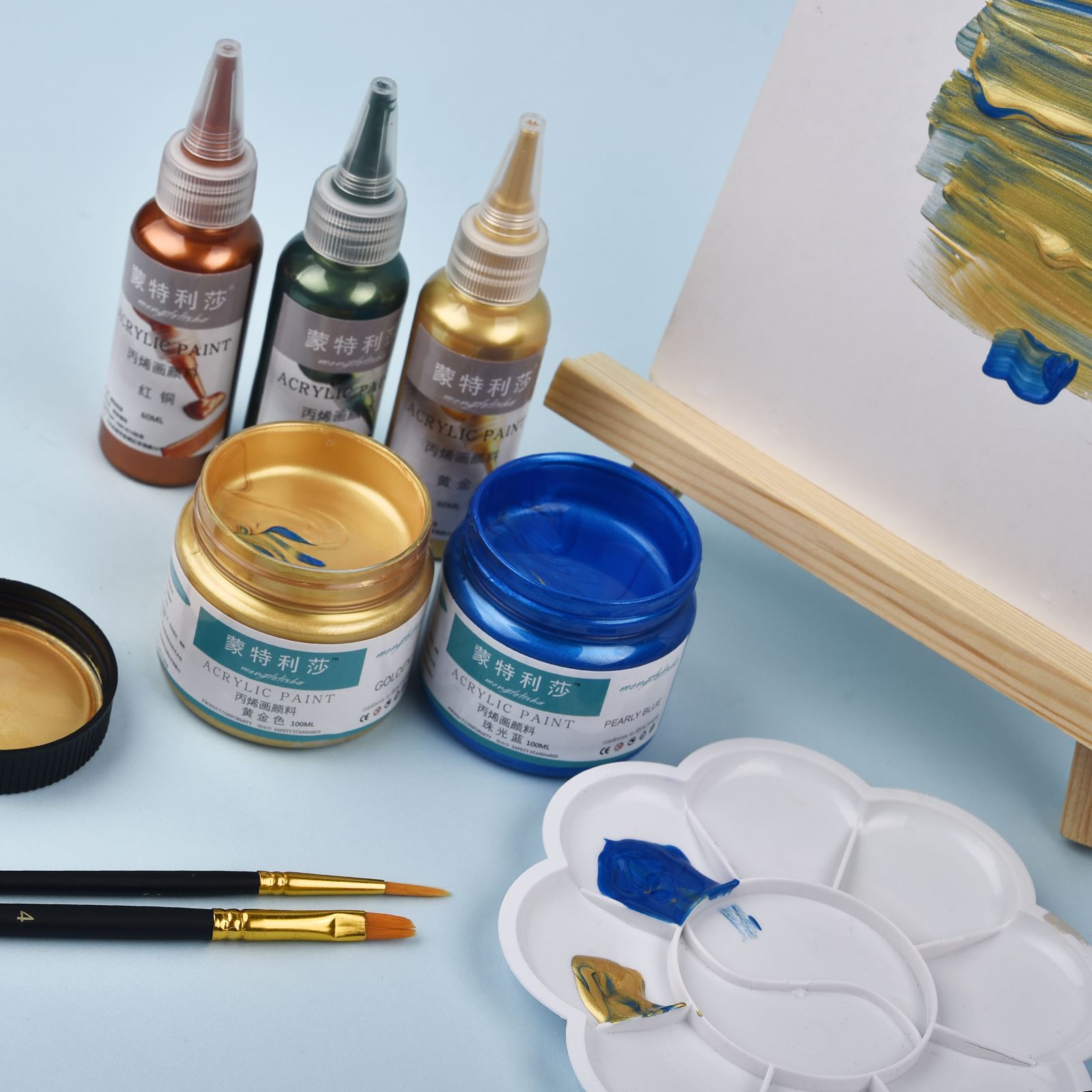 7 cores 60ml/garrafa metálica  - Resin Pigment Set avaliação e preço
