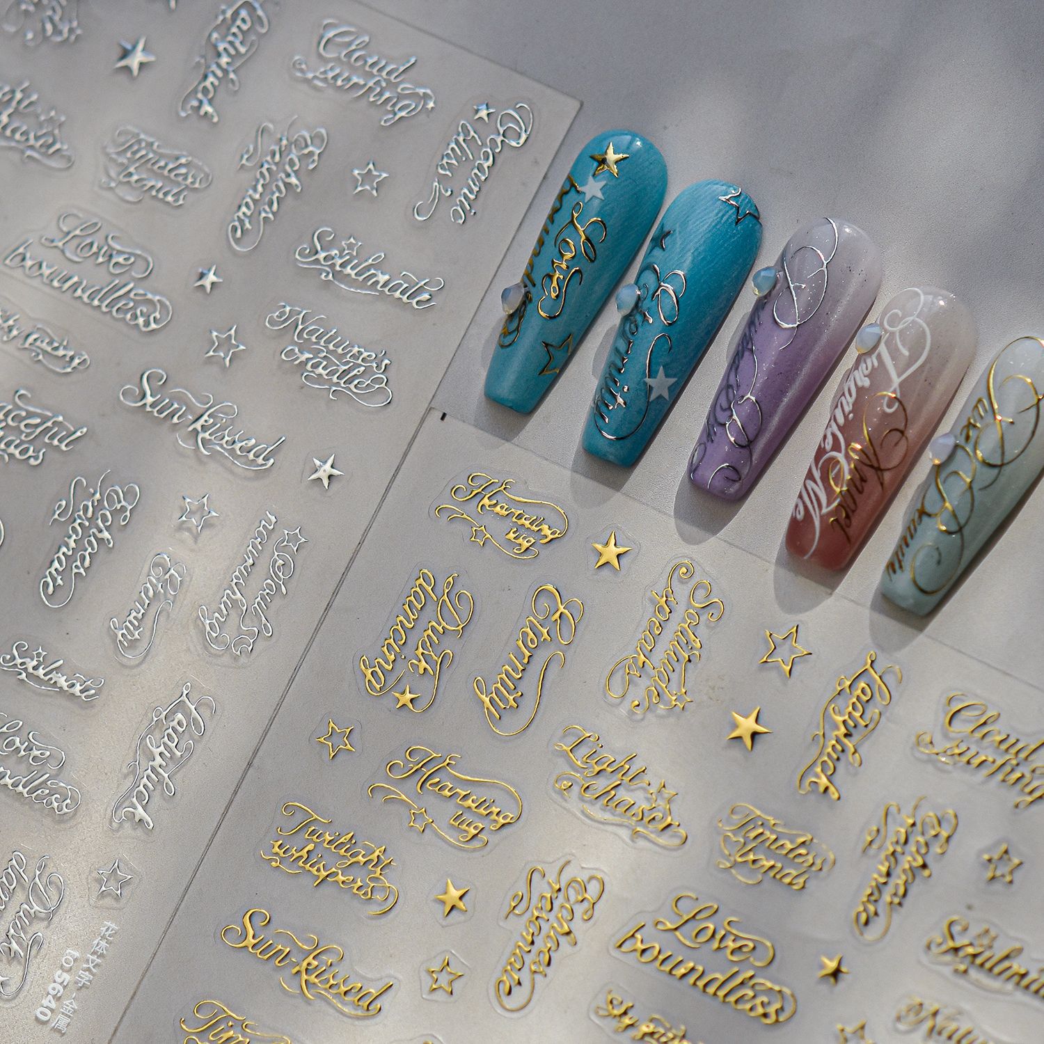 1 unidade de Adesivos de Unha  - Gold Foil Flakes avaliação e preço