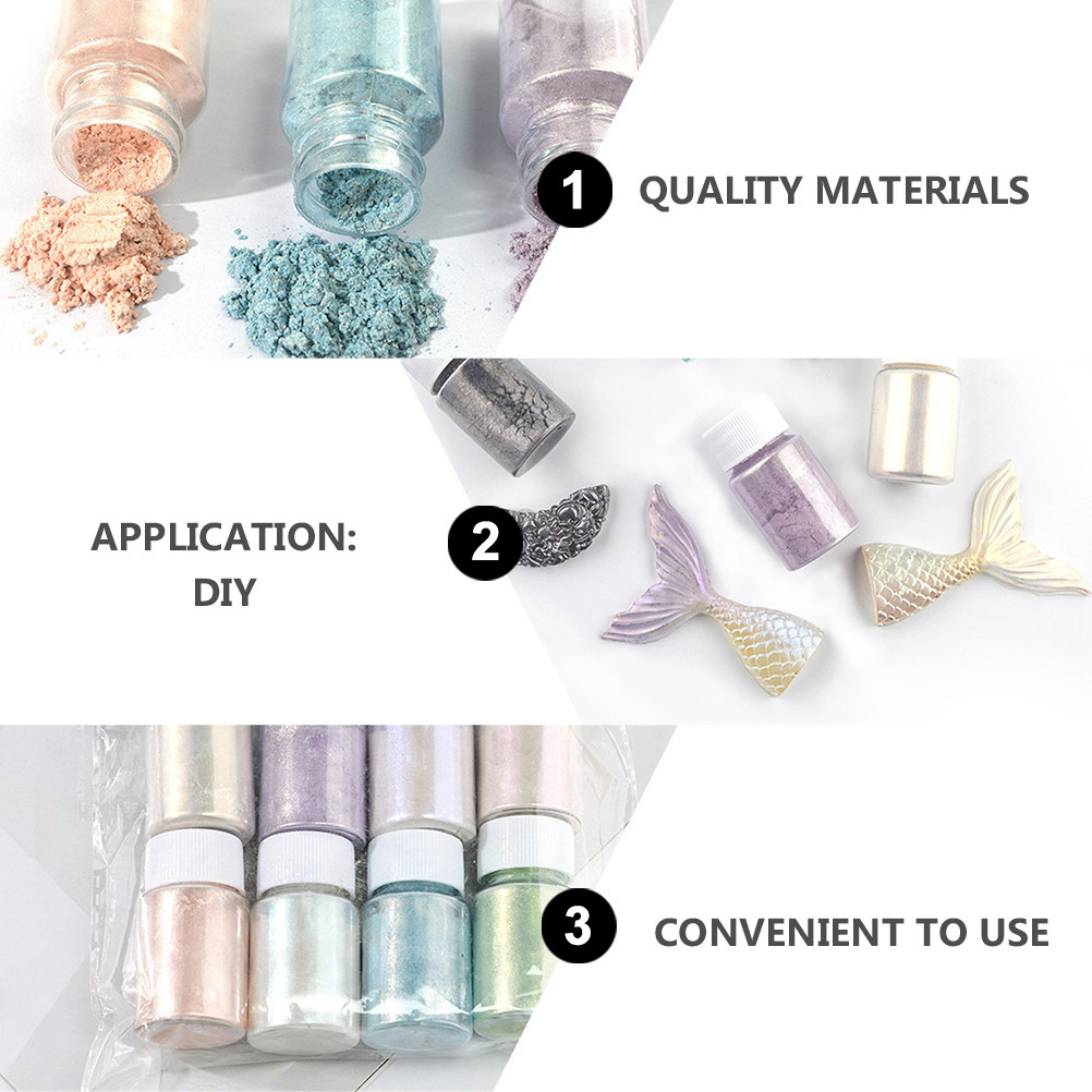 Conjunto de 9 Pó de Pigmento M - Resin Pigment Set avaliação e preço