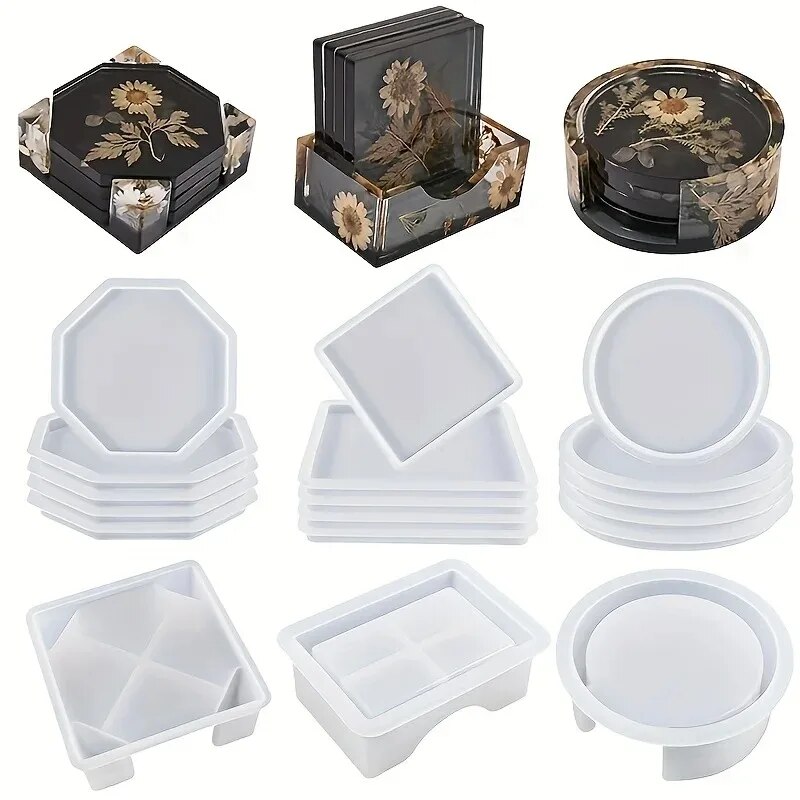Conjunto de moldes de resina d - Gold Foil Flakes avaliação e preço