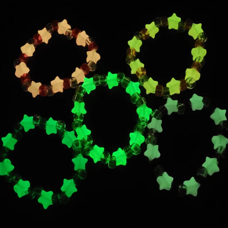Conjunto de 5 pulseiras Glow s - Resin Glitter Pack avaliação e preço