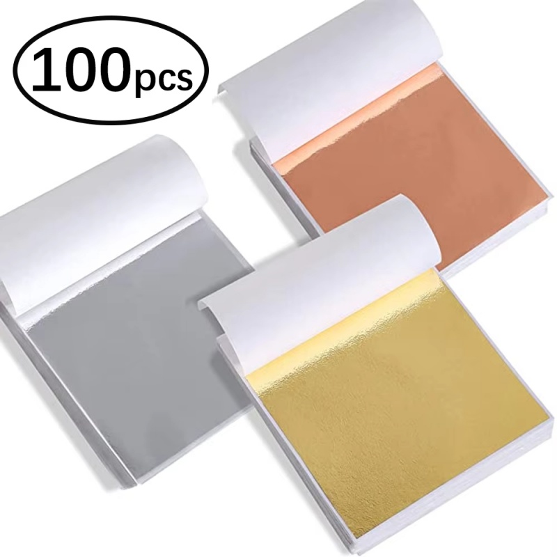 100 Folhas de Imitação de Ouro - Gold Foil Flakes avaliação e preço