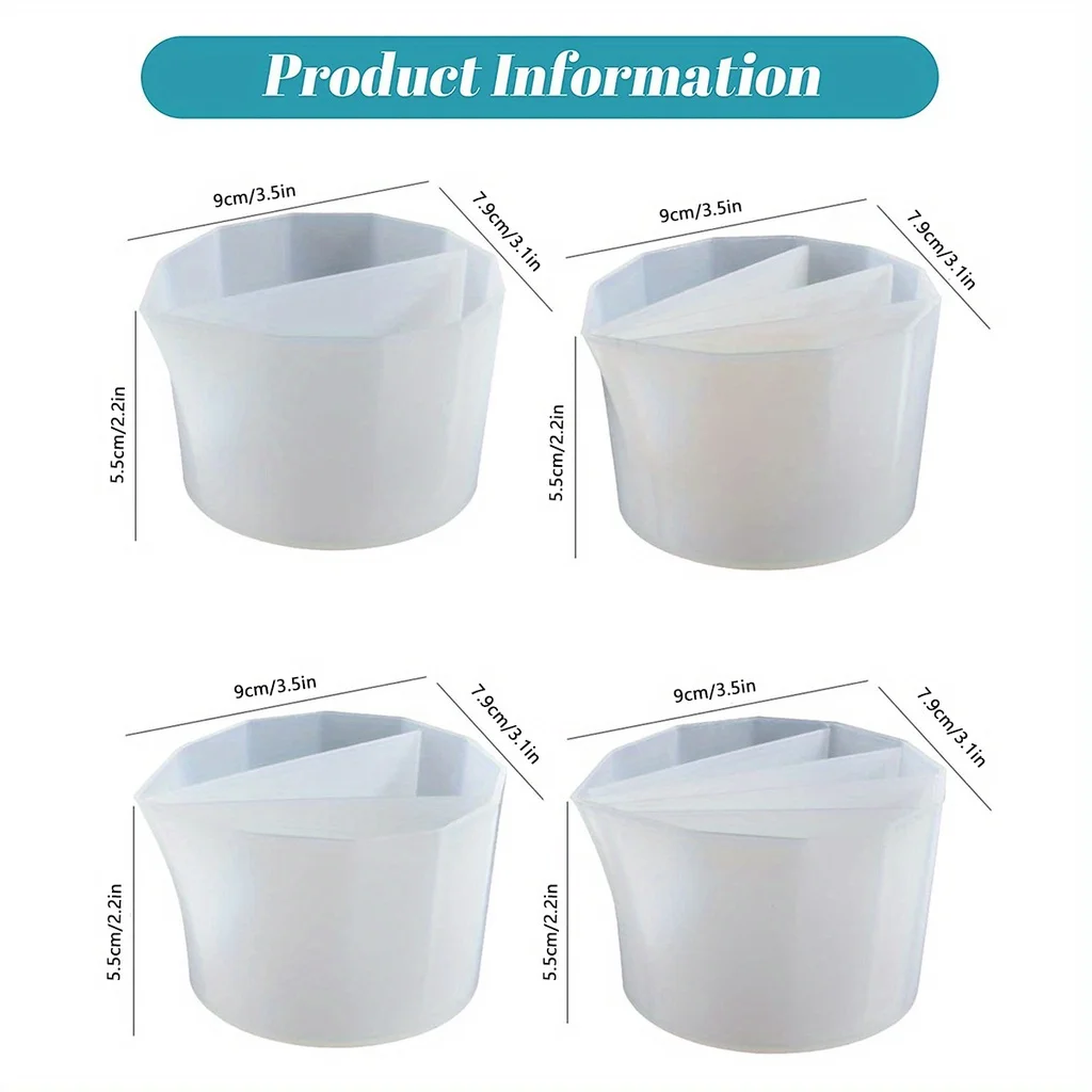 Copo dividido de mistura de co - Mixing Cup Silicone avaliação e preço