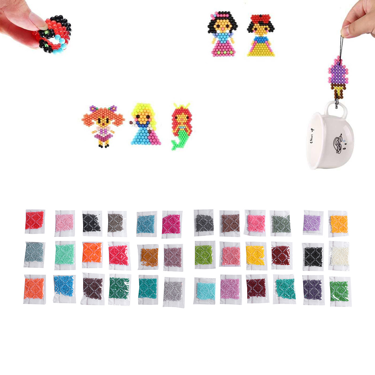 Conjunto de 36 peças de strass - Resin Craft Kit avaliação e preço