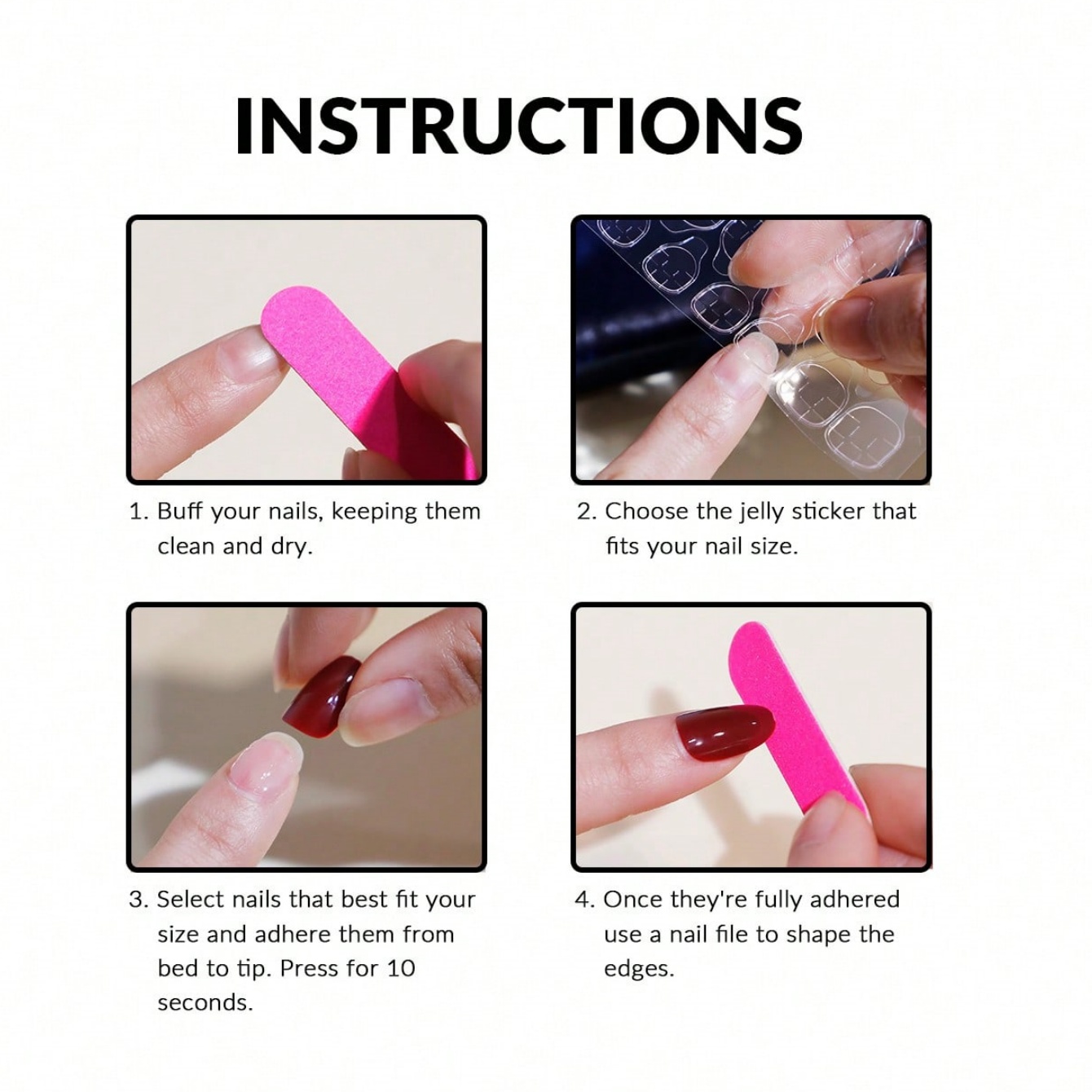 10 peças de unhas postiças cur - Resin Craft Material avaliação e preço
